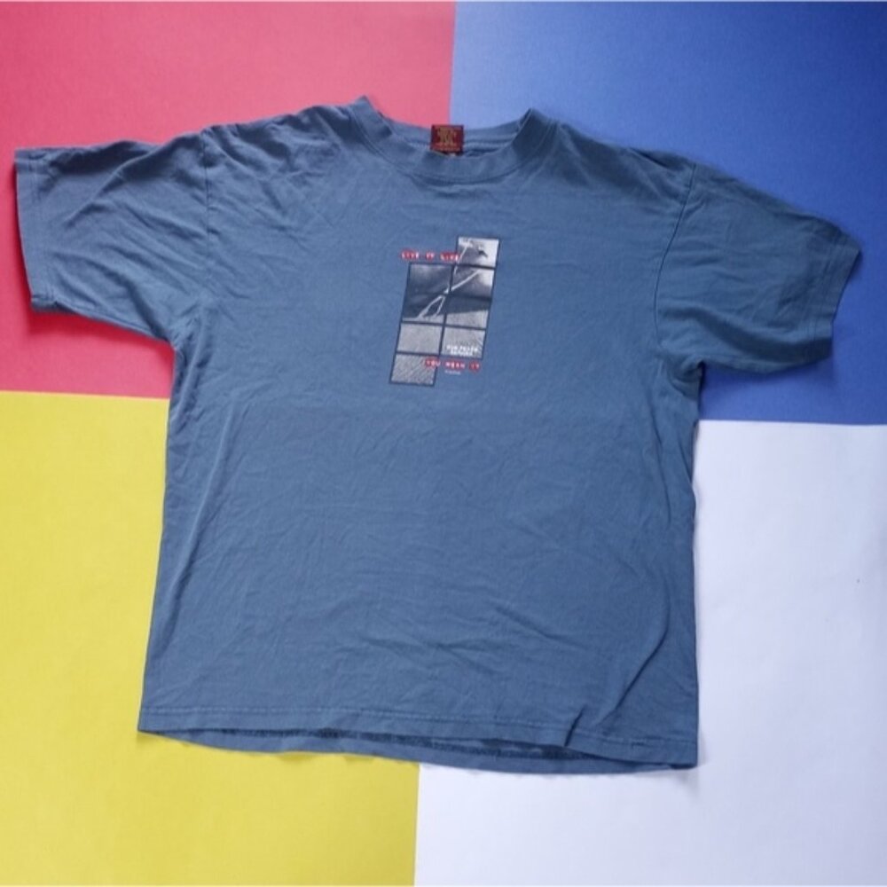 Vintage Sun Peaks B.C Live it Like you Mean It Tee